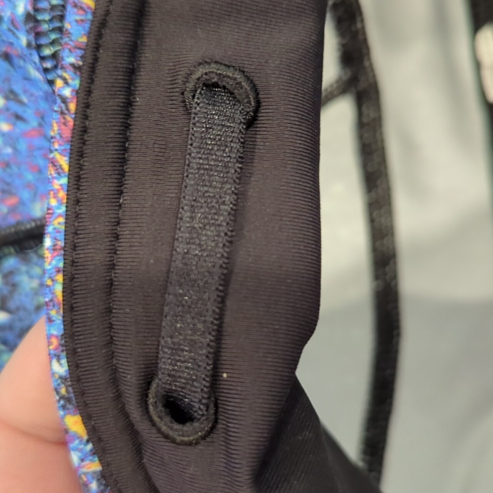 🦄 RARE Lululemon Speed Tight V Strive Multi Mermaid Black 28" - Picture 14 of 14